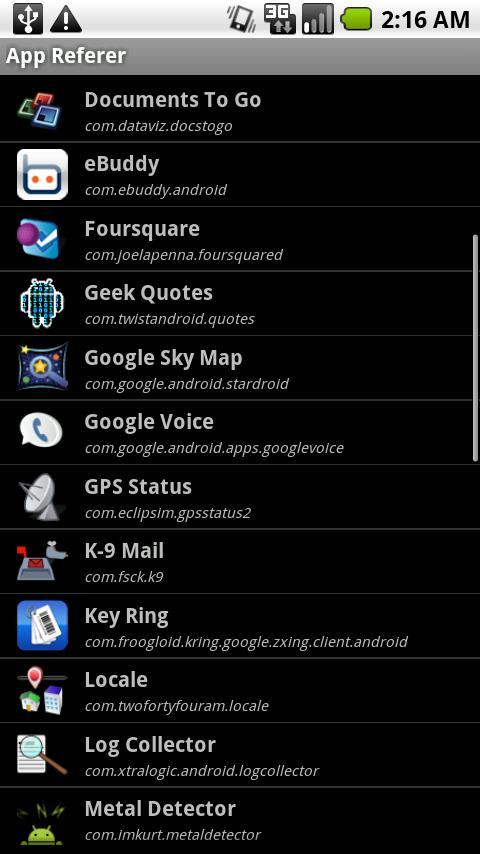 App Referrer