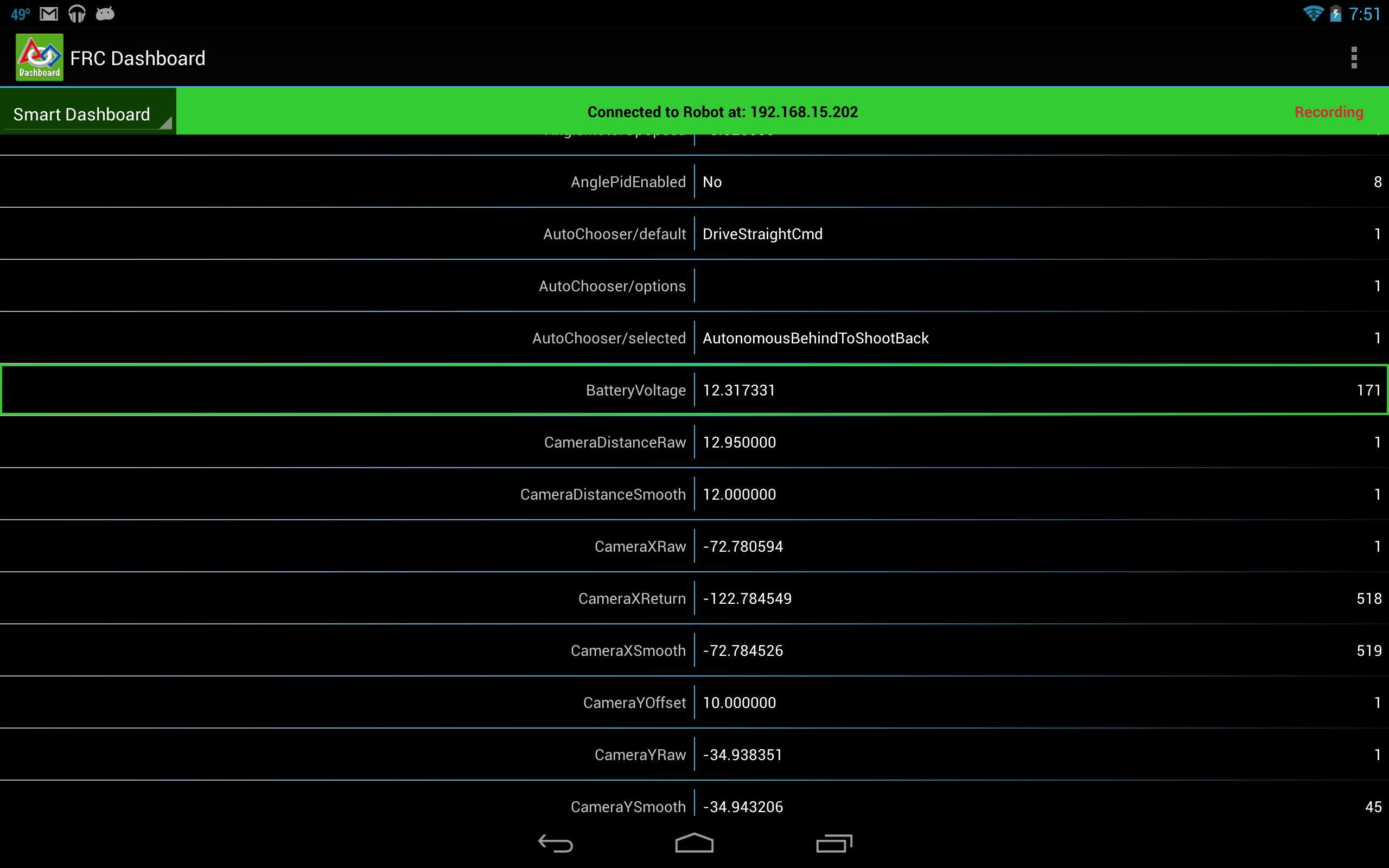 FRC Dashboard