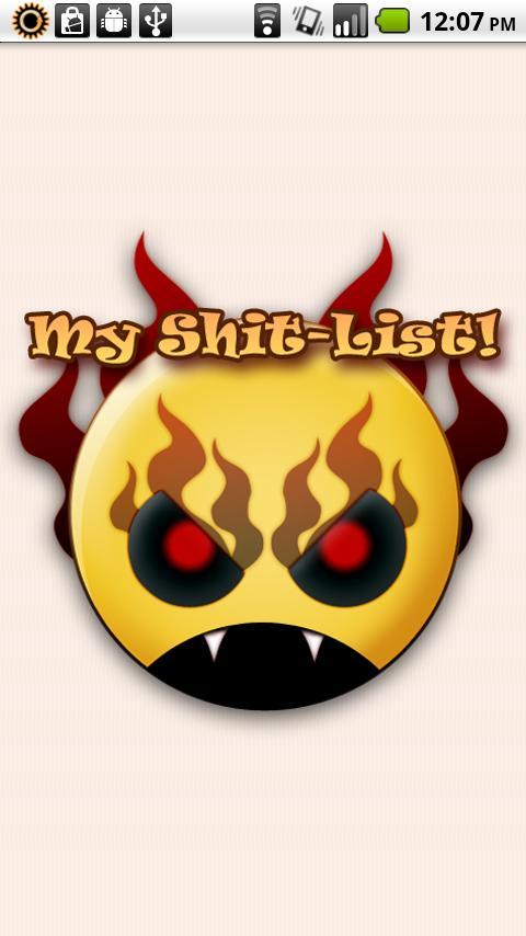 My Shit-List!