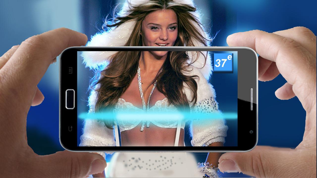 Bra Size X-ray Scanner Girl