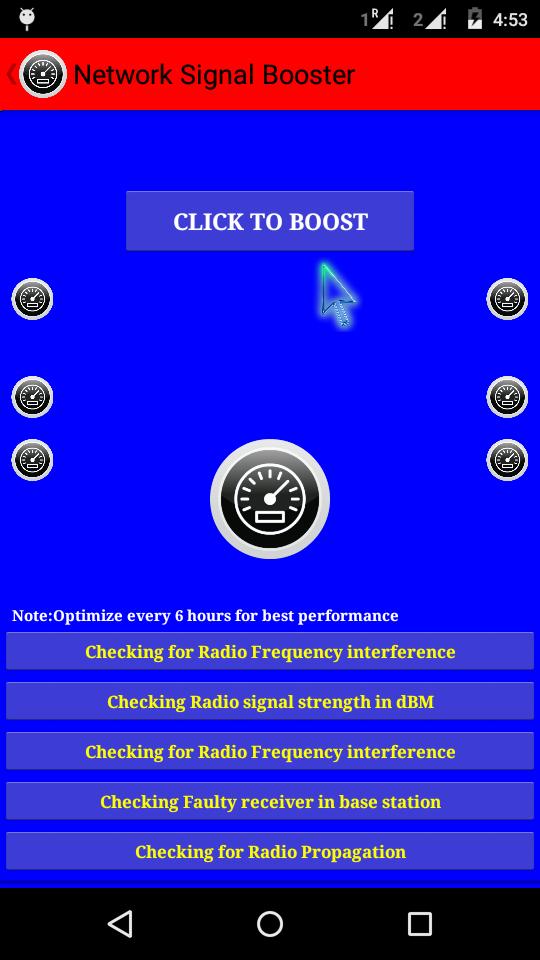 Network Signal Booster Prank