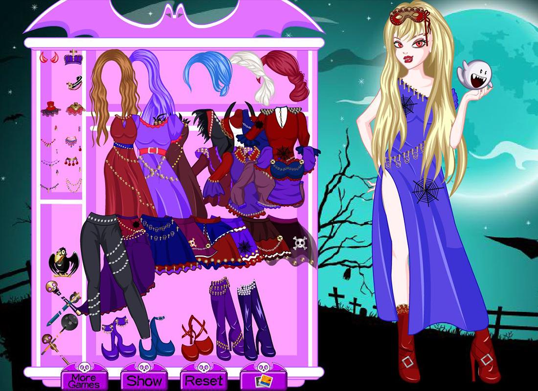 Queen of vampire girl game