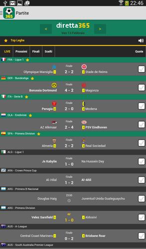 Diretta365 Goal Livescore