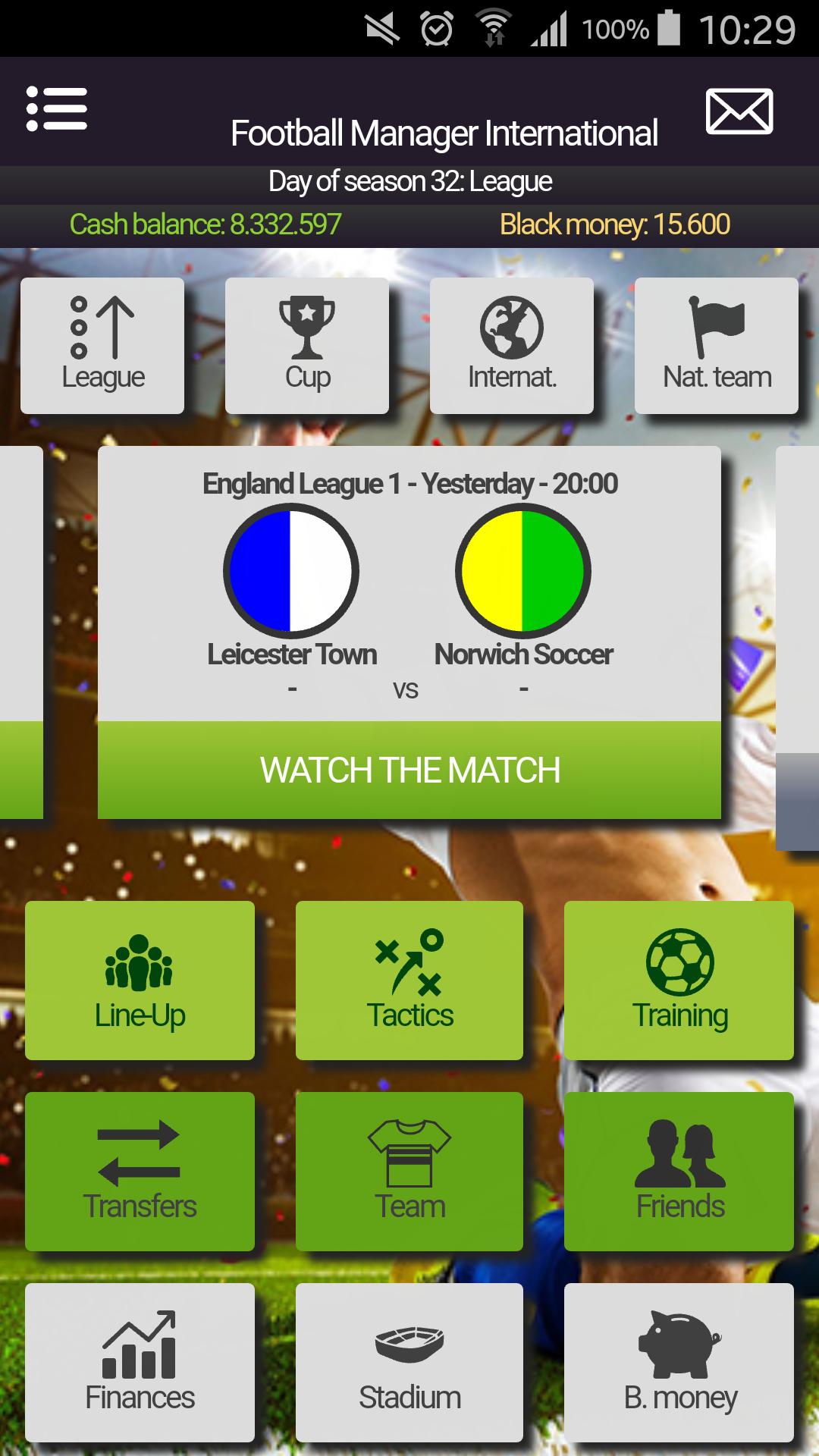 FMI - Be a Football Manager